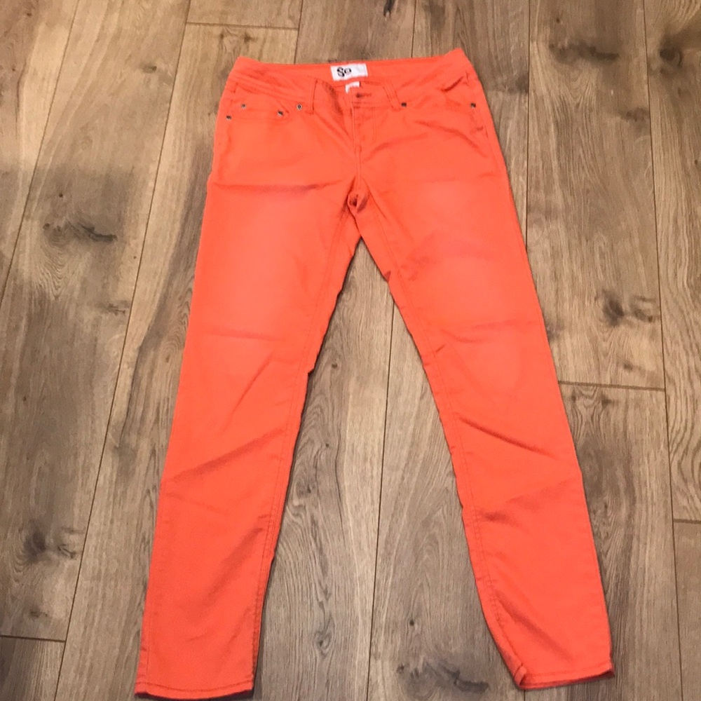 Coral jeggings